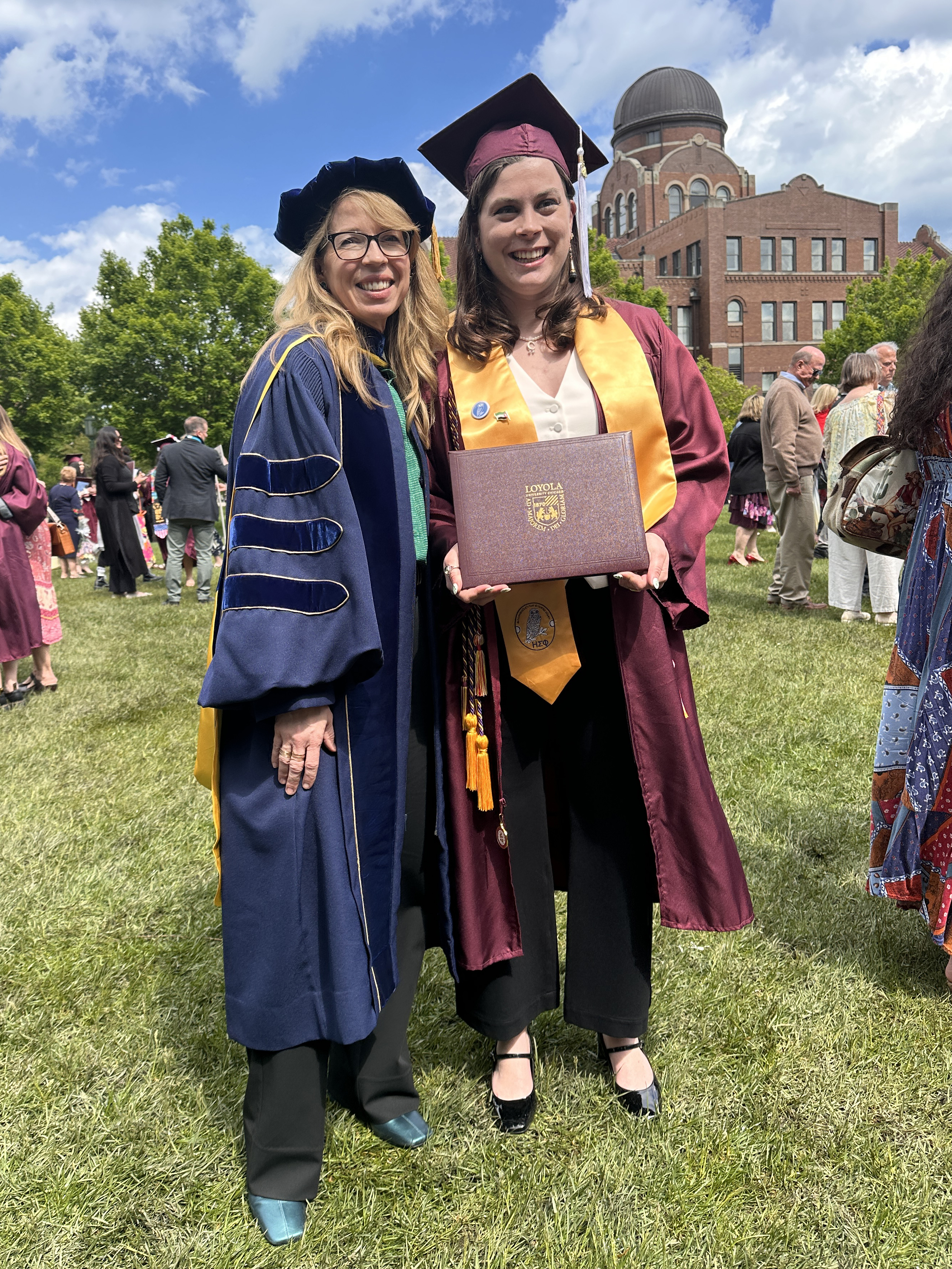 Kelsey Carrol and Tanya Stabler, May 10 2024, Graduation